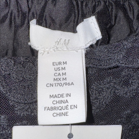 H&M Black Maxi Skirt/ Levincino dress with black lace, size M - Picture 6 of 13